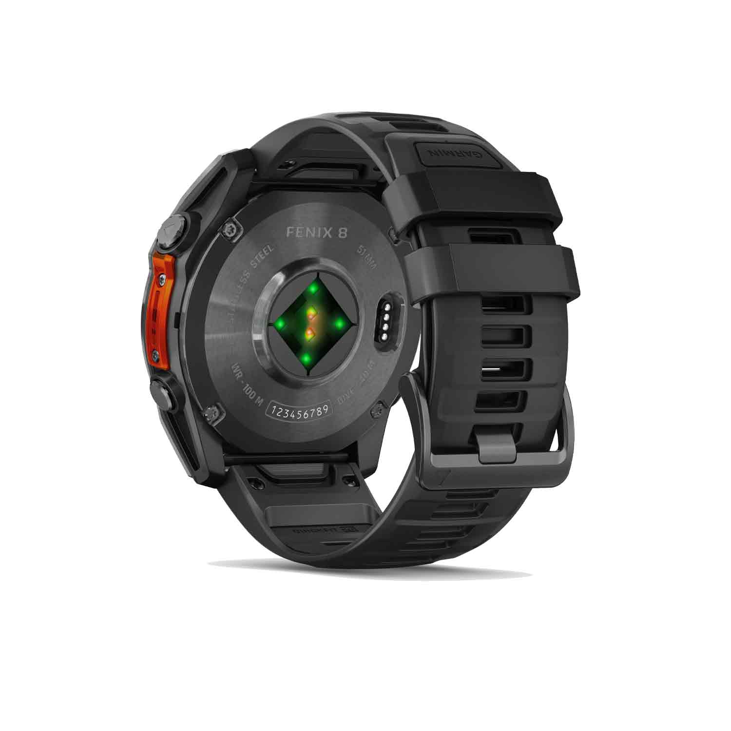 Garmin fēnix 8 - 51 mm AMOLED Smartwatch (Slate Grey/Black Silicone Band) - Image 3