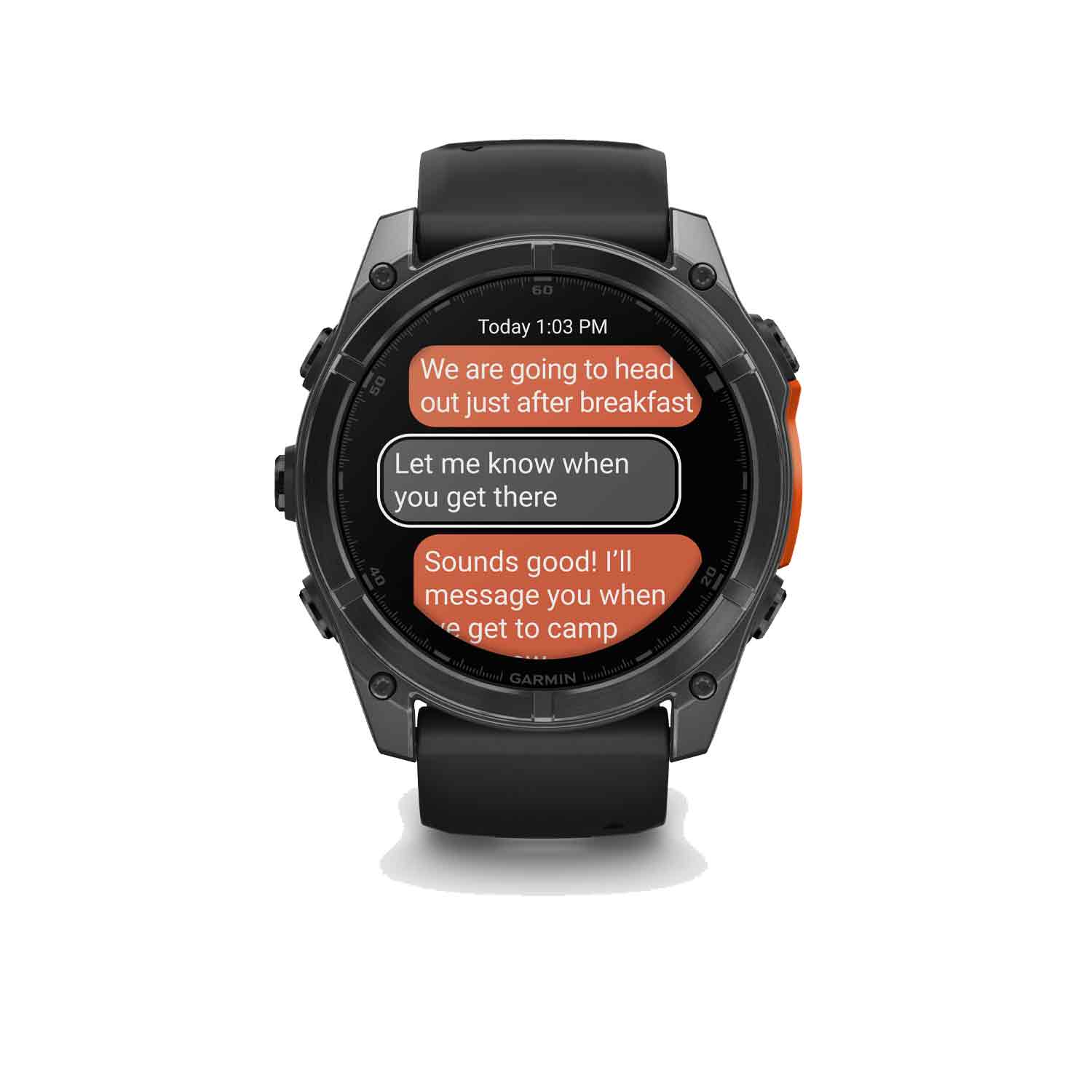 Garmin fēnix 8 - 51 mm AMOLED Smartwatch (Slate Grey/Black Silicone Band) - Image 4