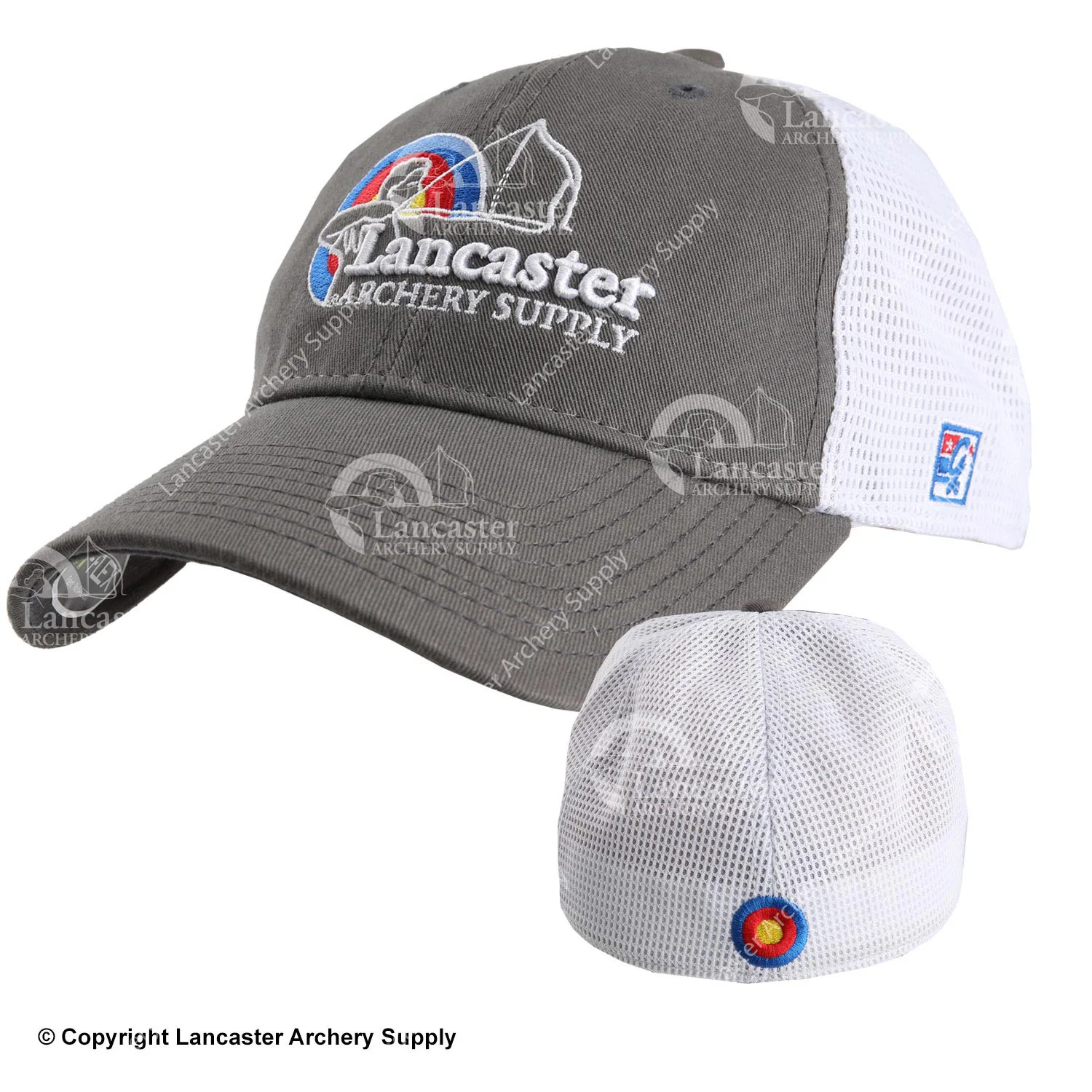 Lancaster Archery Supply Mesh Target Hat (Charcoal)