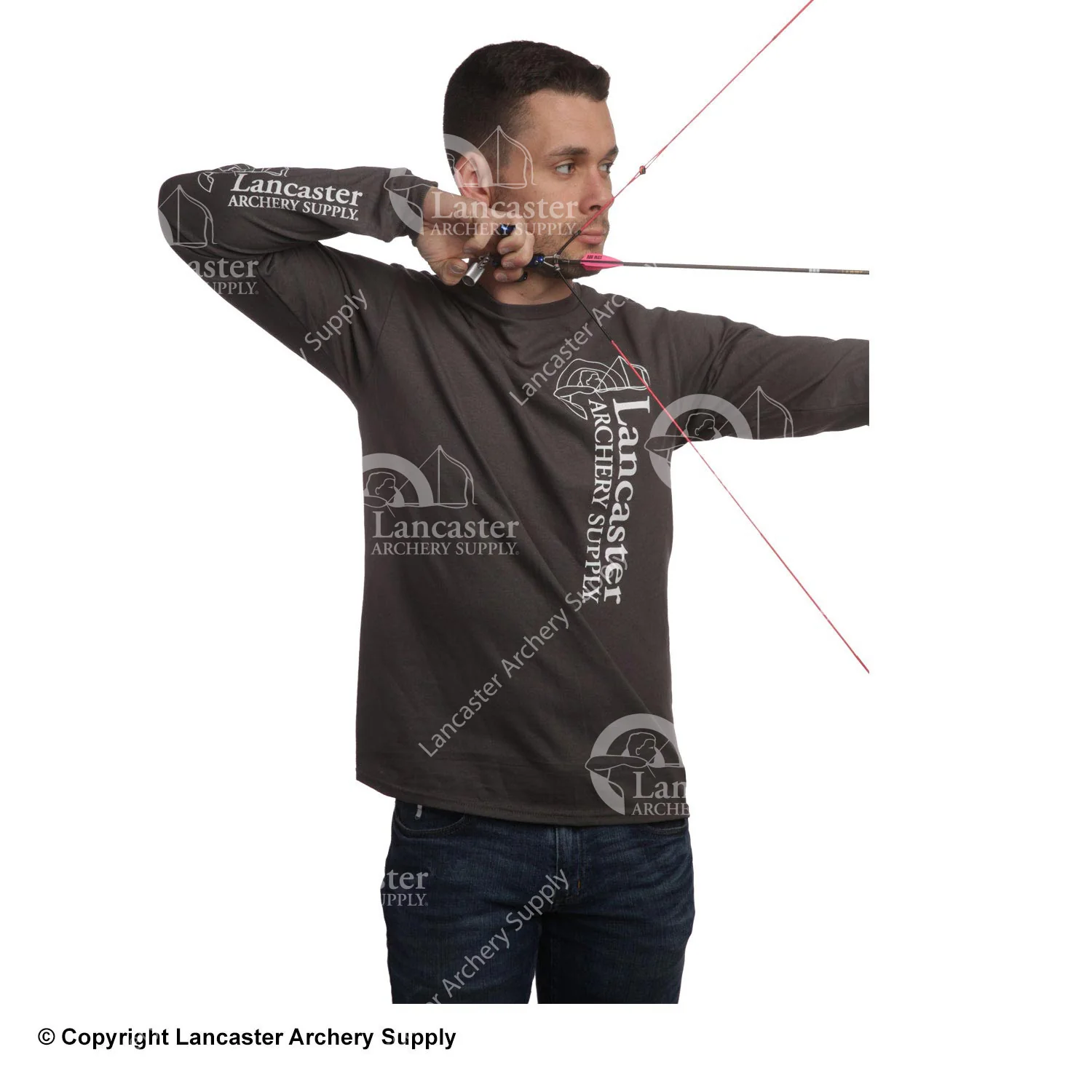 Lancaster Archery Supply Vertical Longsleeve Shirt - Image 2