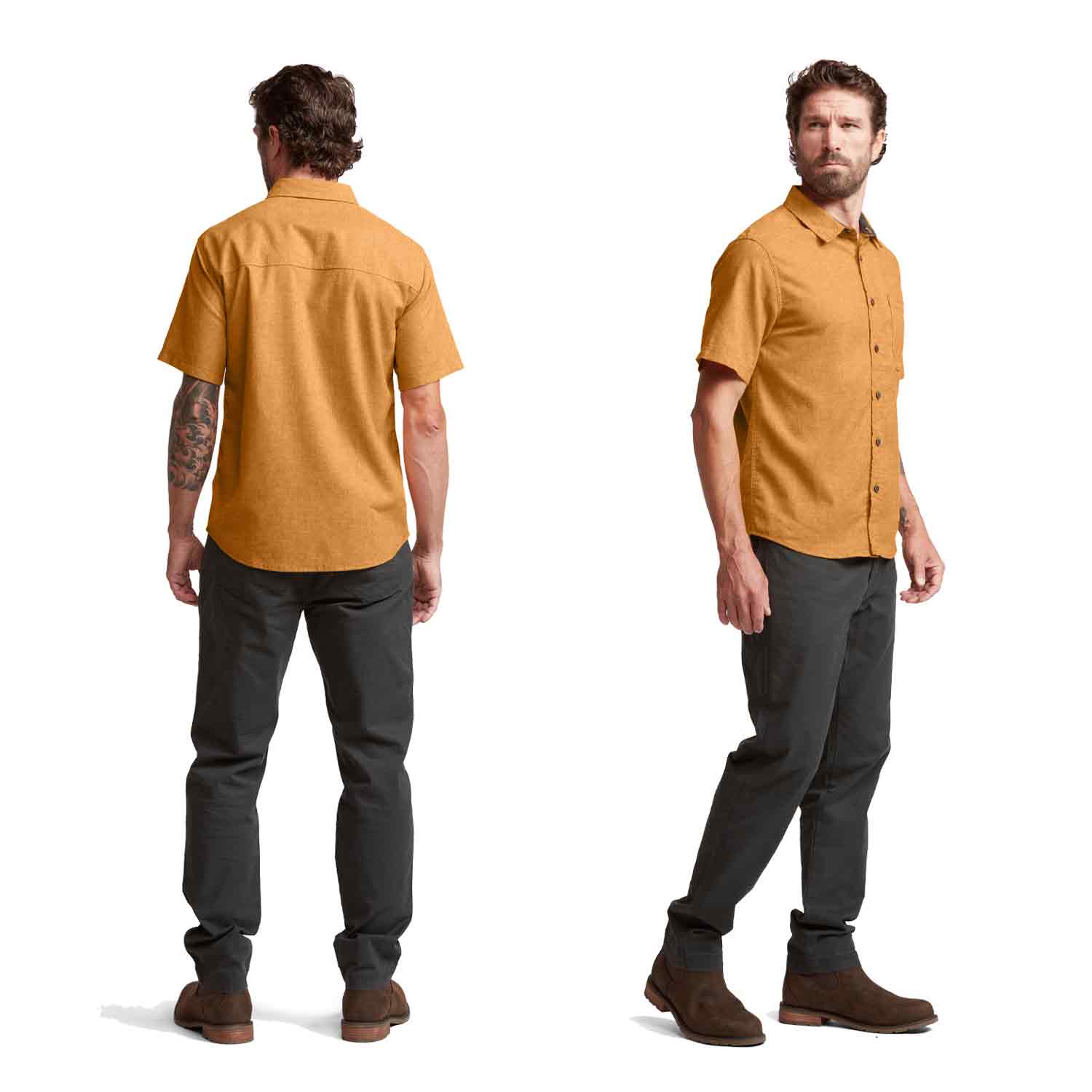 Sitka Ambary Short Sleeve Shirt (Ember Heather) - Image 2