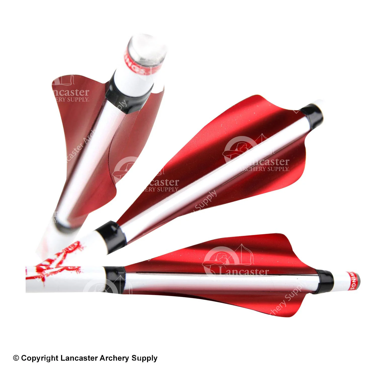 XS Wing Metallic Vanes Medium Stiffness -40mm-Red RH
